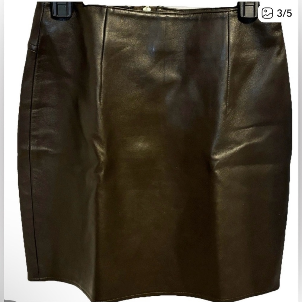SAGUARO WEST BLACK LEATHER SKIRT BRAND NEW SIZE 6
